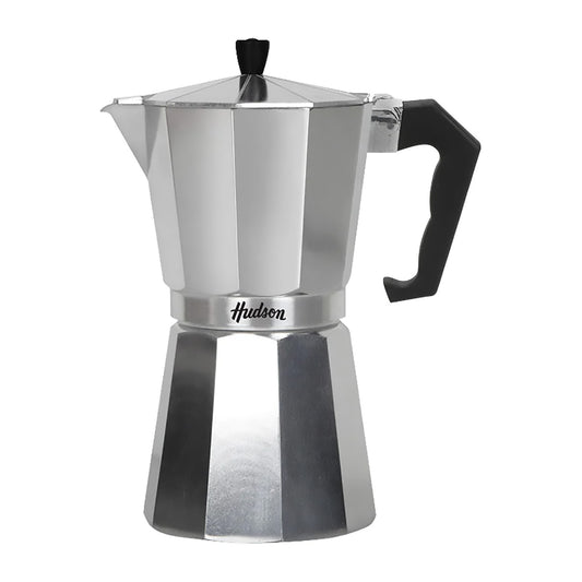 Cafetera Estilo Italiano Hudson 450 ml Aluminio Pulido M003