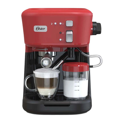 Cafetera para Espresso Oster 900 ml Roja BVSTEM5501-RO