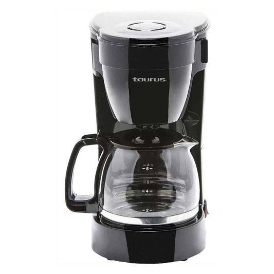 Cafetera con Filtro Permanente 6 Tazas Taurus C6T-BLACK