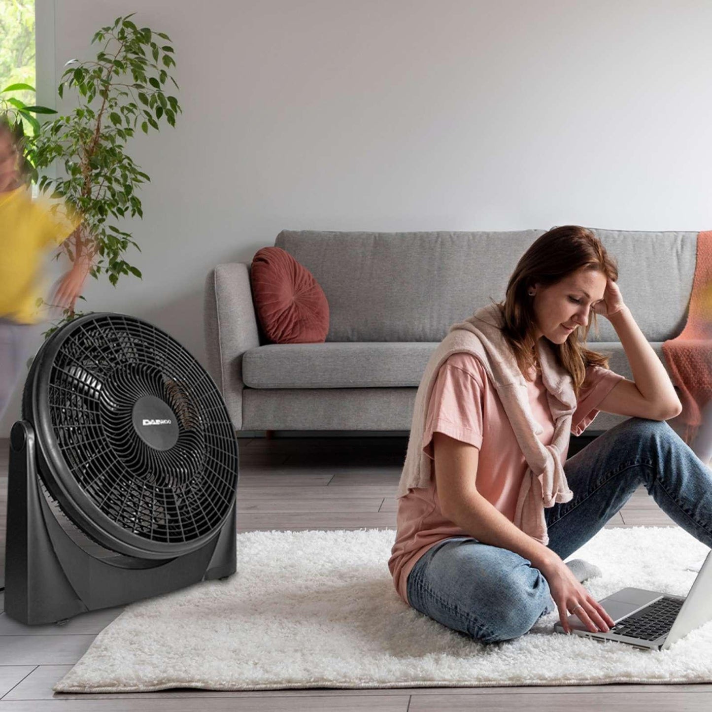 Ventilador de Piso Daewoo 20 Pulgadas Negro DAC-5017N