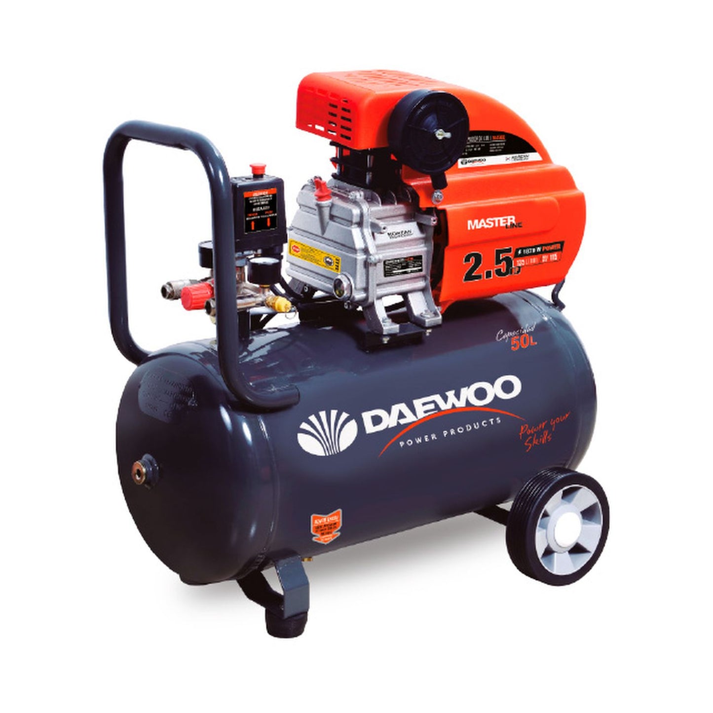 Compresor de Aire Daewoo 50 Litros 2.5 HP DAC50D