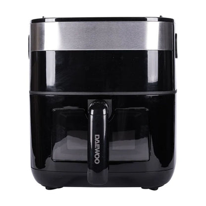 Freidora de Aire Daewoo Grill y Deshidratador Digital 5.5 Litros Negra DAFG-1895X