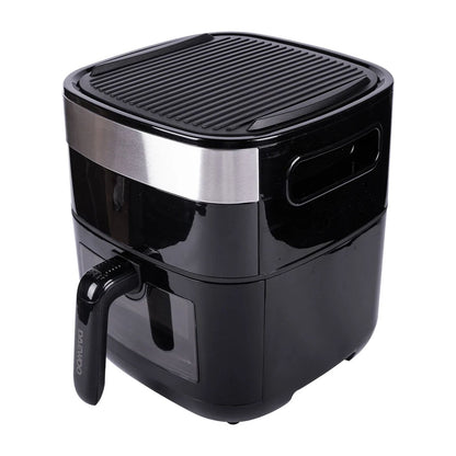 Freidora de Aire Daewoo Grill y Deshidratador Digital 5.5 Litros Negra DAFG-1895X