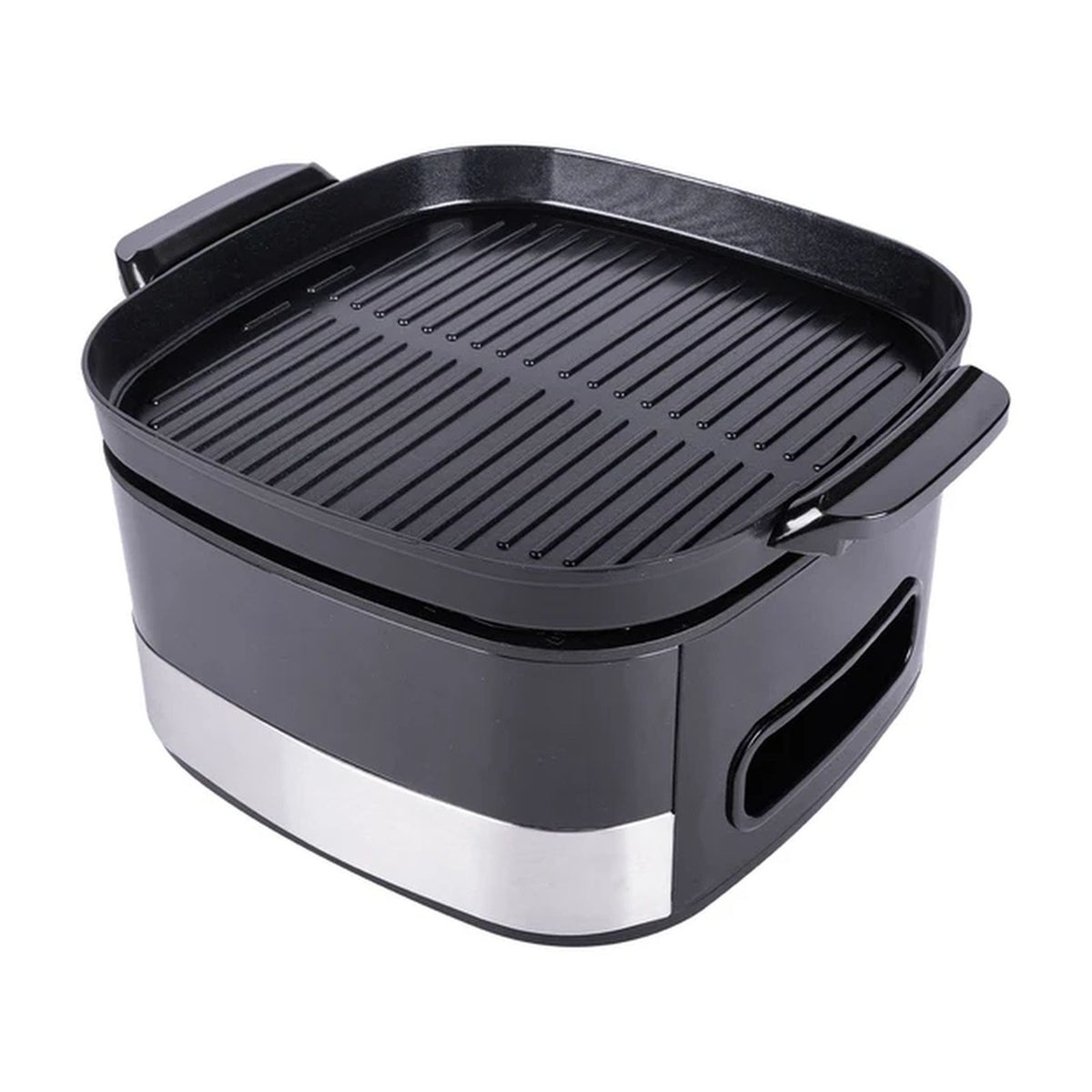 Freidora de Aire Daewoo Grill y Deshidratador Digital 5.5 Litros Negra DAFG-1895X