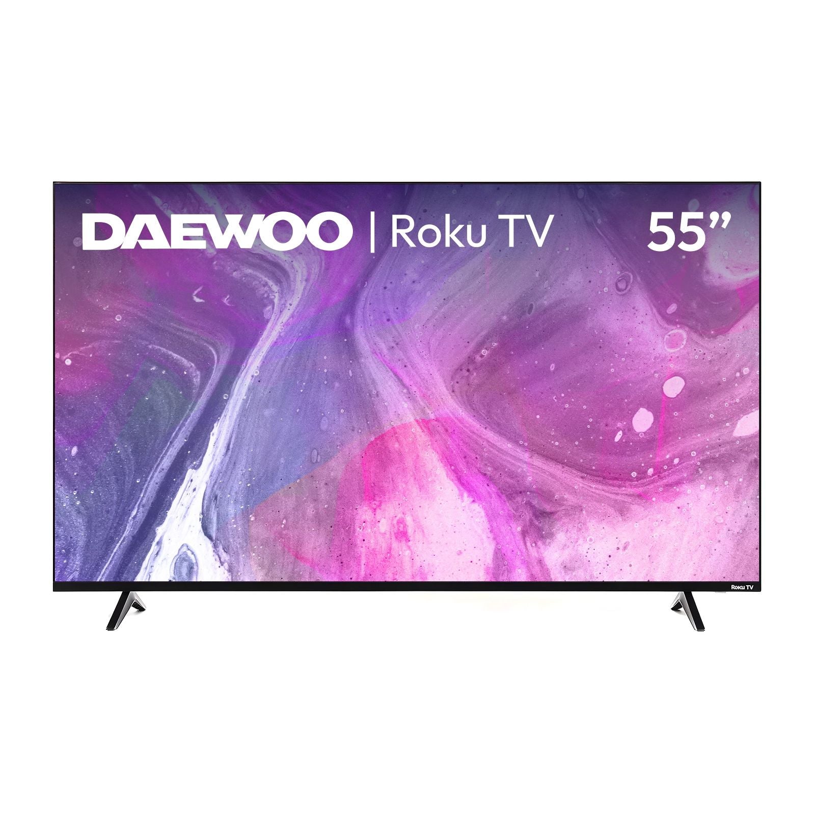 Daewoo Roku Projector Pantalla 55 Pulgadas Daewoo Roku TV 4K UHD DAW55URF – Mega Audio