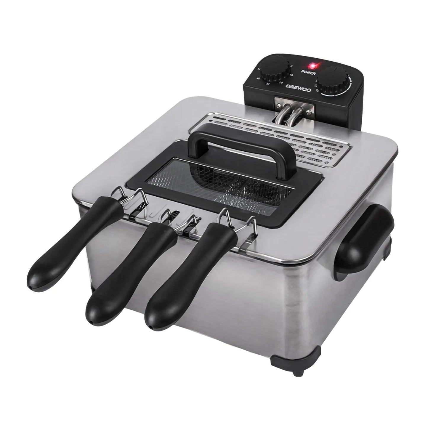Freidora de Aceite Daewoo 4 Litros Gris DDF-376