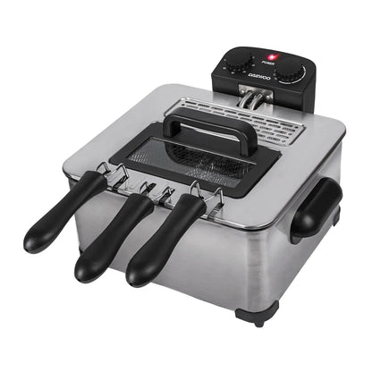 Freidora de Aceite Daewoo 4 Litros Gris DDF-376