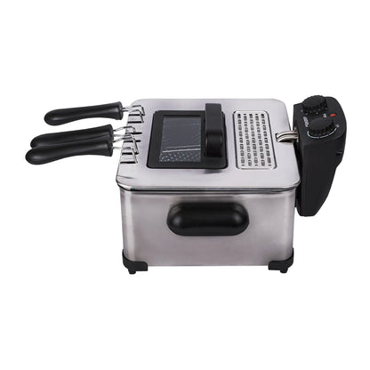 Freidora de Aceite Daewoo 4 Litros Gris DDF-376