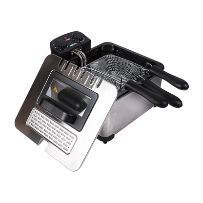 Freidora de Aceite Daewoo 4 Litros Gris DDF-376