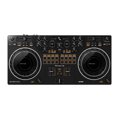 Controlador DJ 2 canales estilo scratch para Serato DJ Lite (negro) DDJ-REV1