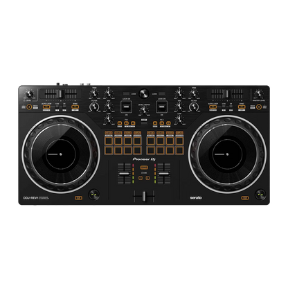 Controlador DJ 2 canales estilo scratch para Serato DJ Lite (negro) DDJ-REV1