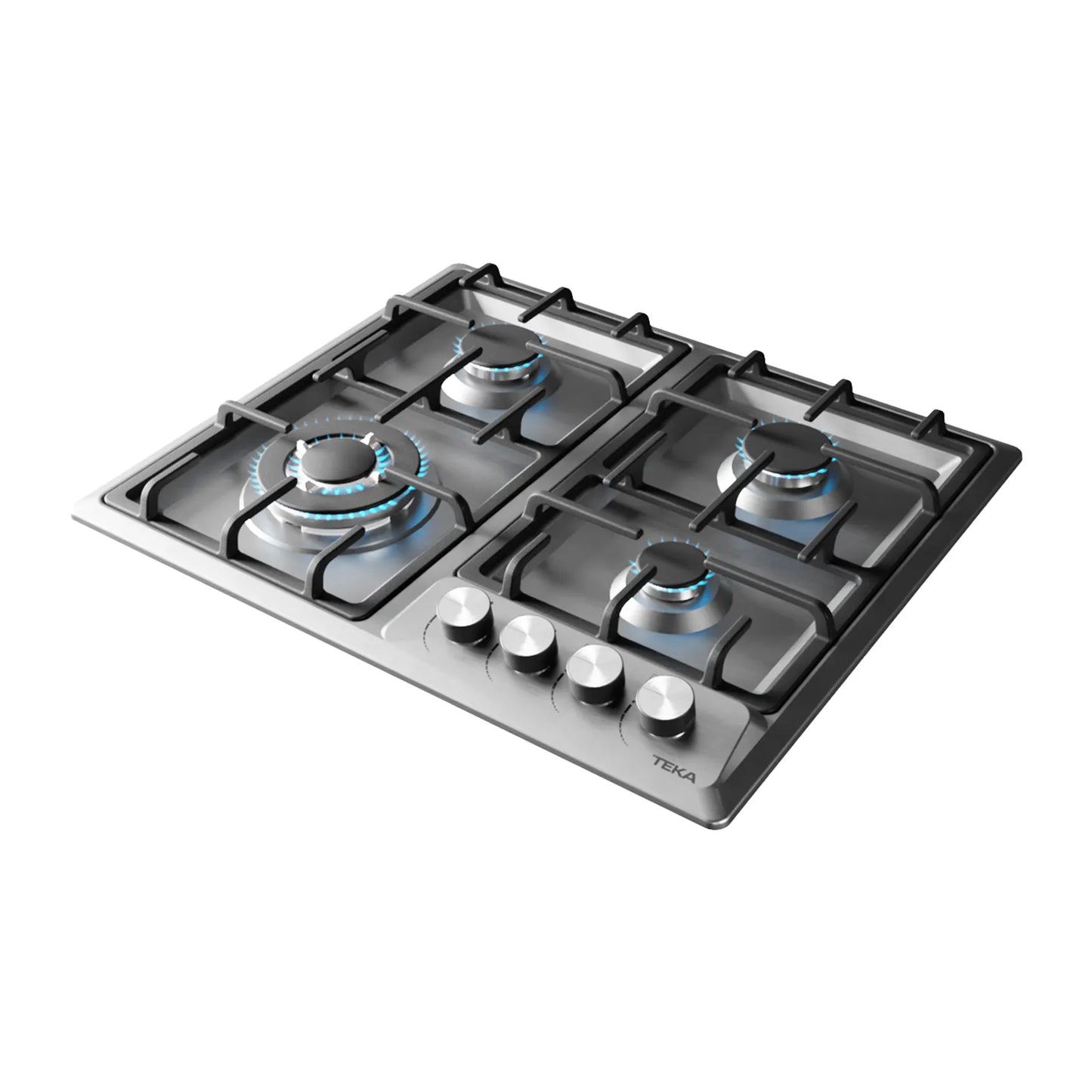 Combo Parrilla Acero Inoxidable de Gas + Campana Empotrable Teka Duetto Deluxe 60