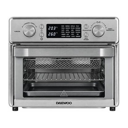 Horno Eléctrico con Freidora de Aire Daewoo 25 Litros Gris DI-250ED-AF