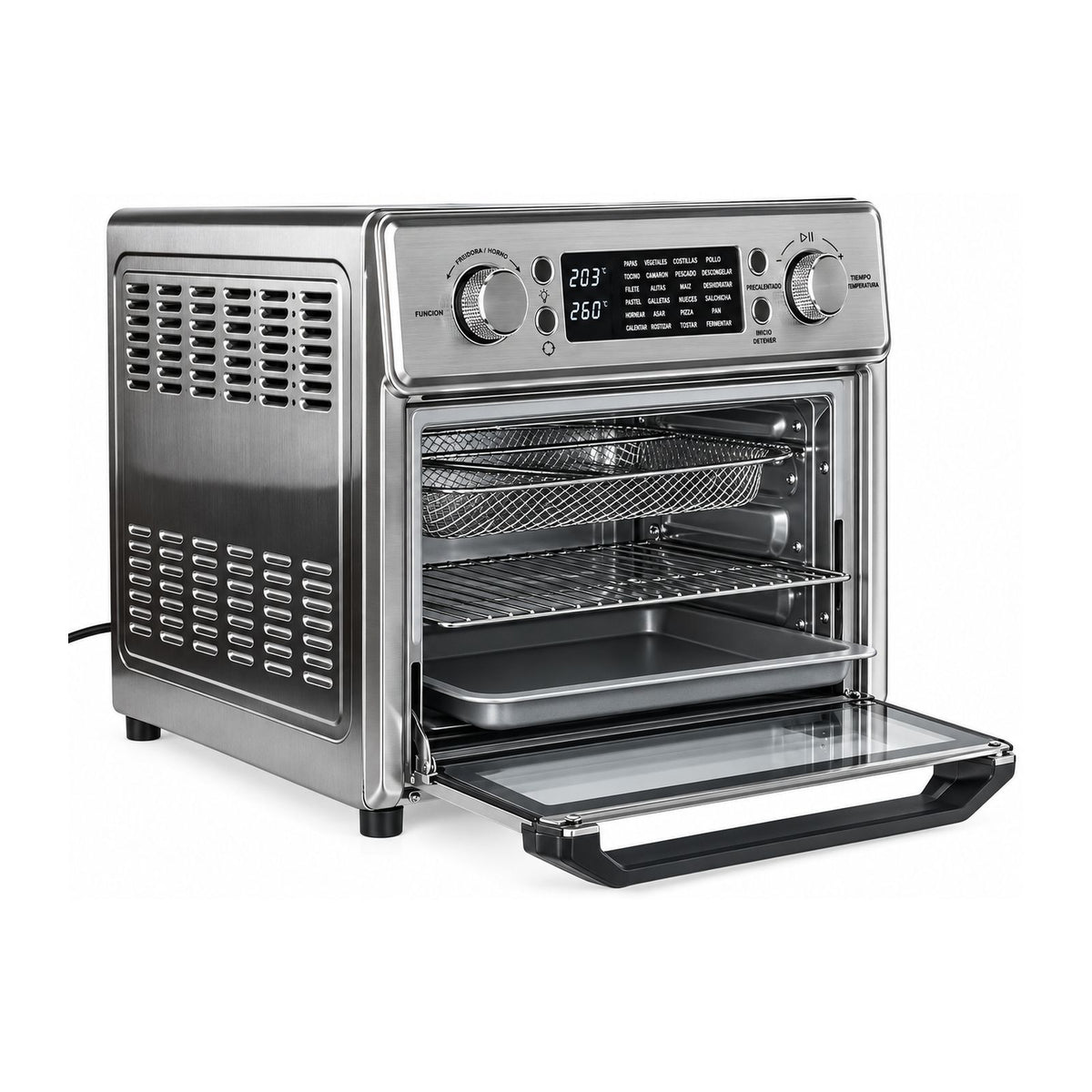 Horno Eléctrico con Freidora de Aire Daewoo 25 Litros Gris DI-250ED-AF