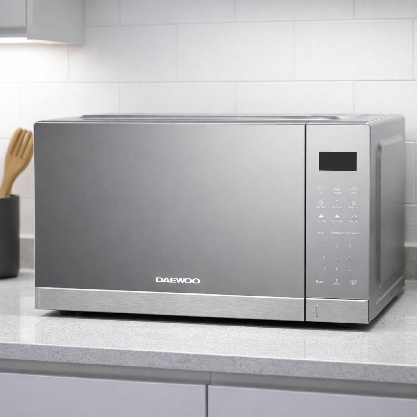 Horno de Microondas Daewoo 1.1 Pies Cúbicos Gris DMM-1120WS