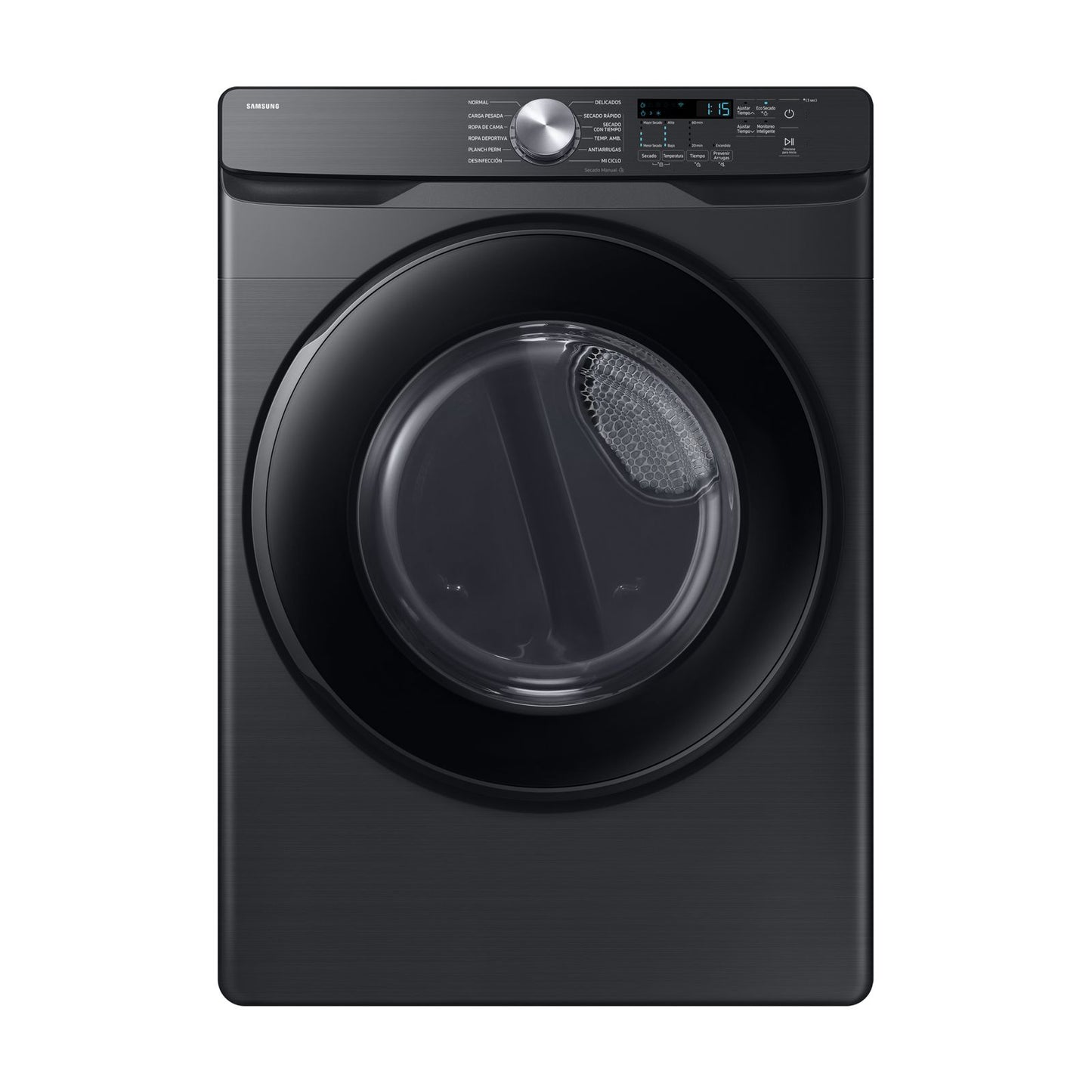 Secadora Samsung 24 Kilos Carga Frontal Negra DVG24DG8000V