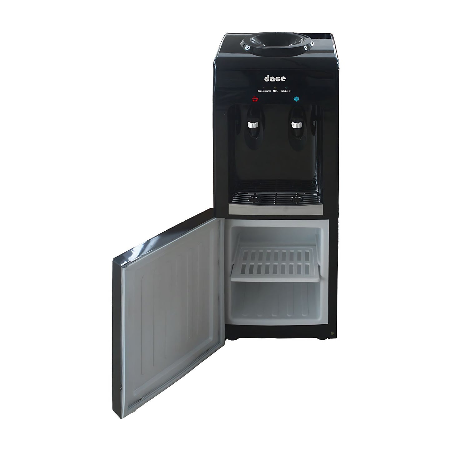 Dispensador de Agua Termoeléctrico Dace con Gabinete de Almacenamiento Negro EAPT02