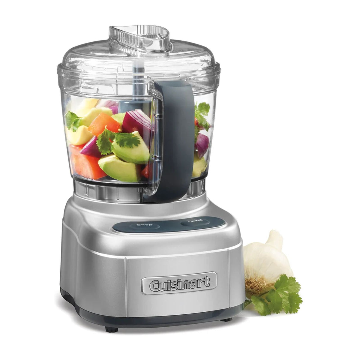 Mini Procesador de Alimentos Cuisinart 4 Tazas Gris ECH-4SVES