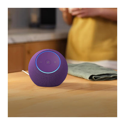 Bocina Inteligente Echo Dot Max Morada con Alexa