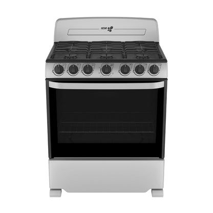 Estufa de Piso Mabe 30 Pulgadas 6 Quemadores Gris EI3020BAPS1