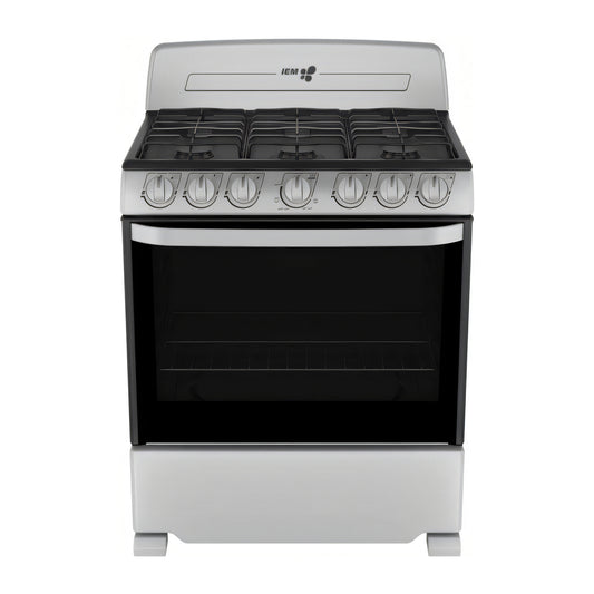 Estufa de Piso IEM 30 Pulgadas Gris EI3520BAPS1