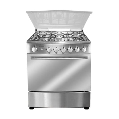 Estufa de Piso Koblenz Madrid 30 Pulgadas 6 Quemadores Gris EK-8131