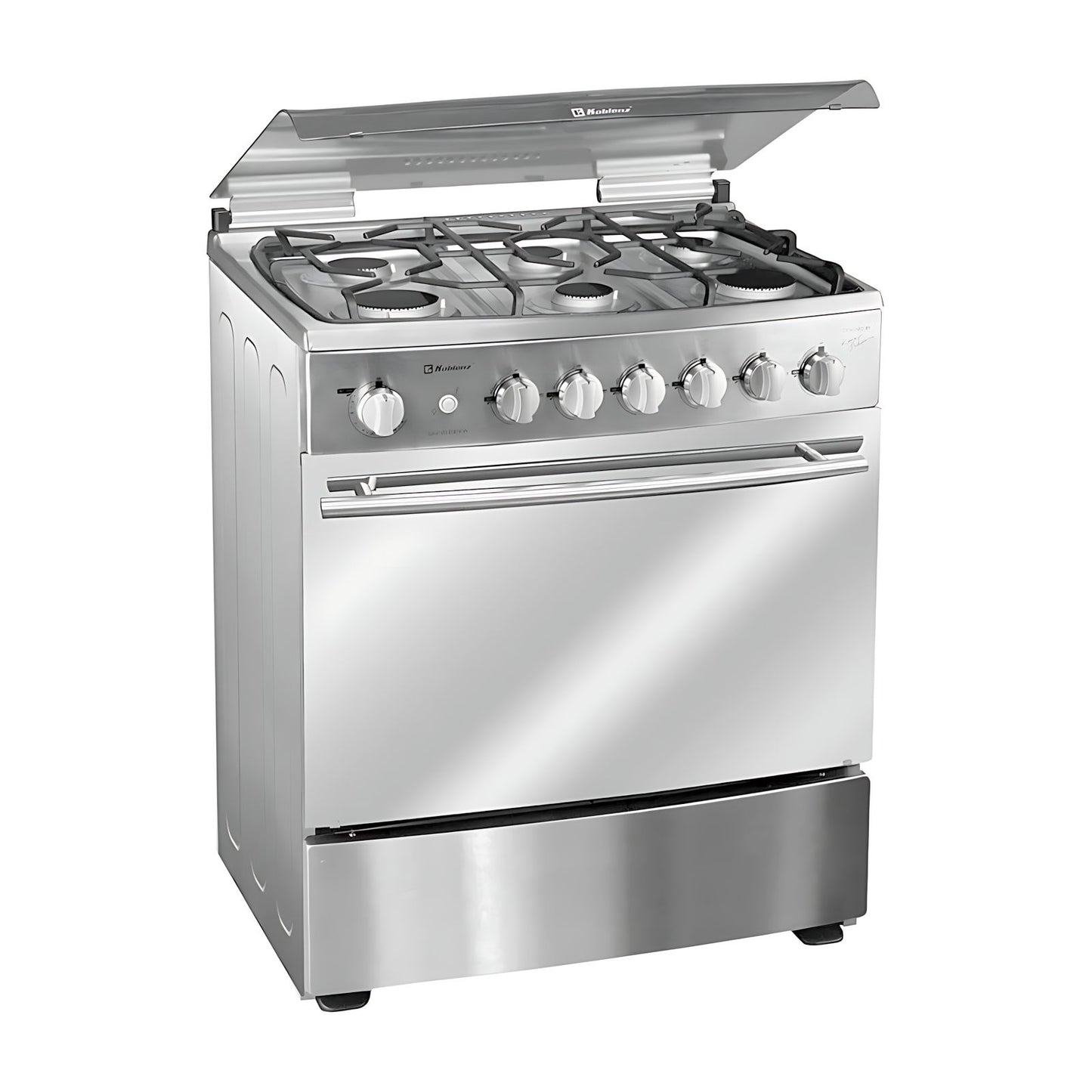 Estufa de Piso Koblenz Madrid 30 Pulgadas 6 Quemadores Gris EK-8131