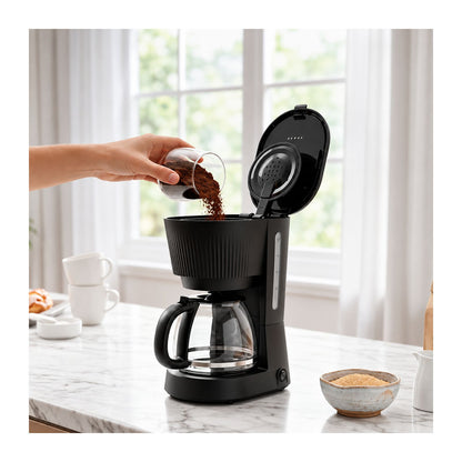 Cafetera Elle 10 Tazas Negra EKCMC9001