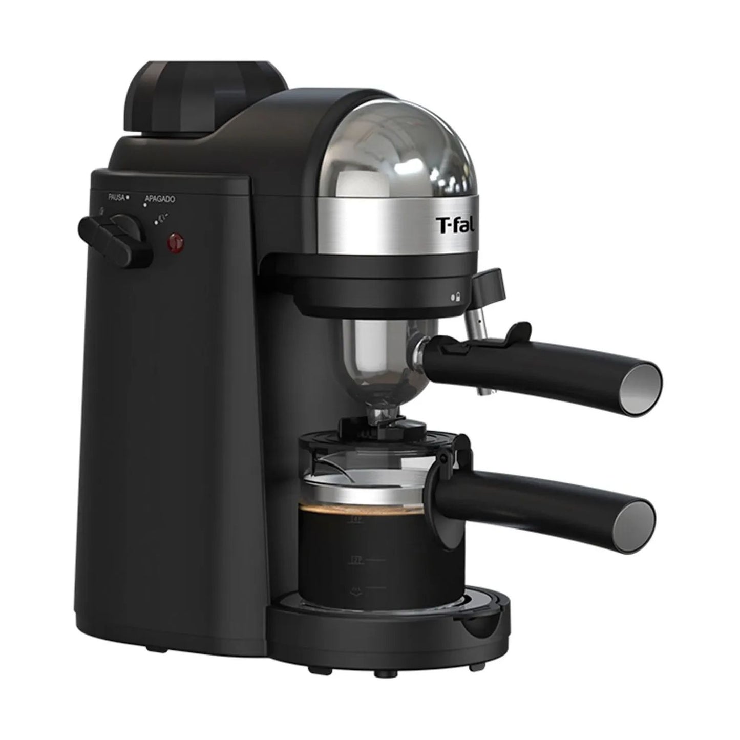 Cafetera para Espresso T-Fal 4 Tazas Negra EX1728MX