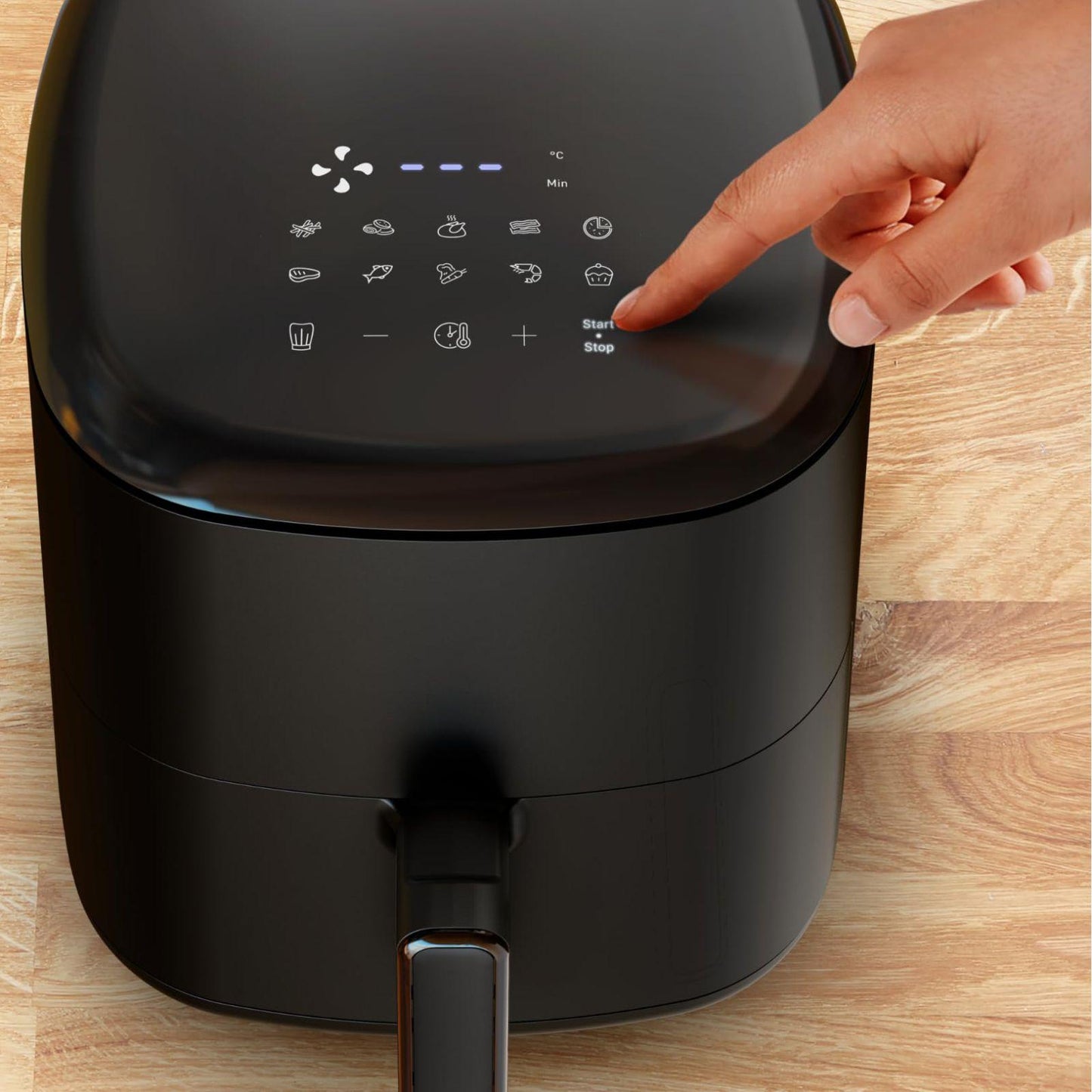 Freidora de Aire T-fal Easy Fry Max 5 Litros Negra EY2458X0