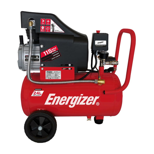 Compresor de Aire Energizer 24 Litros 2 HP EZC24D