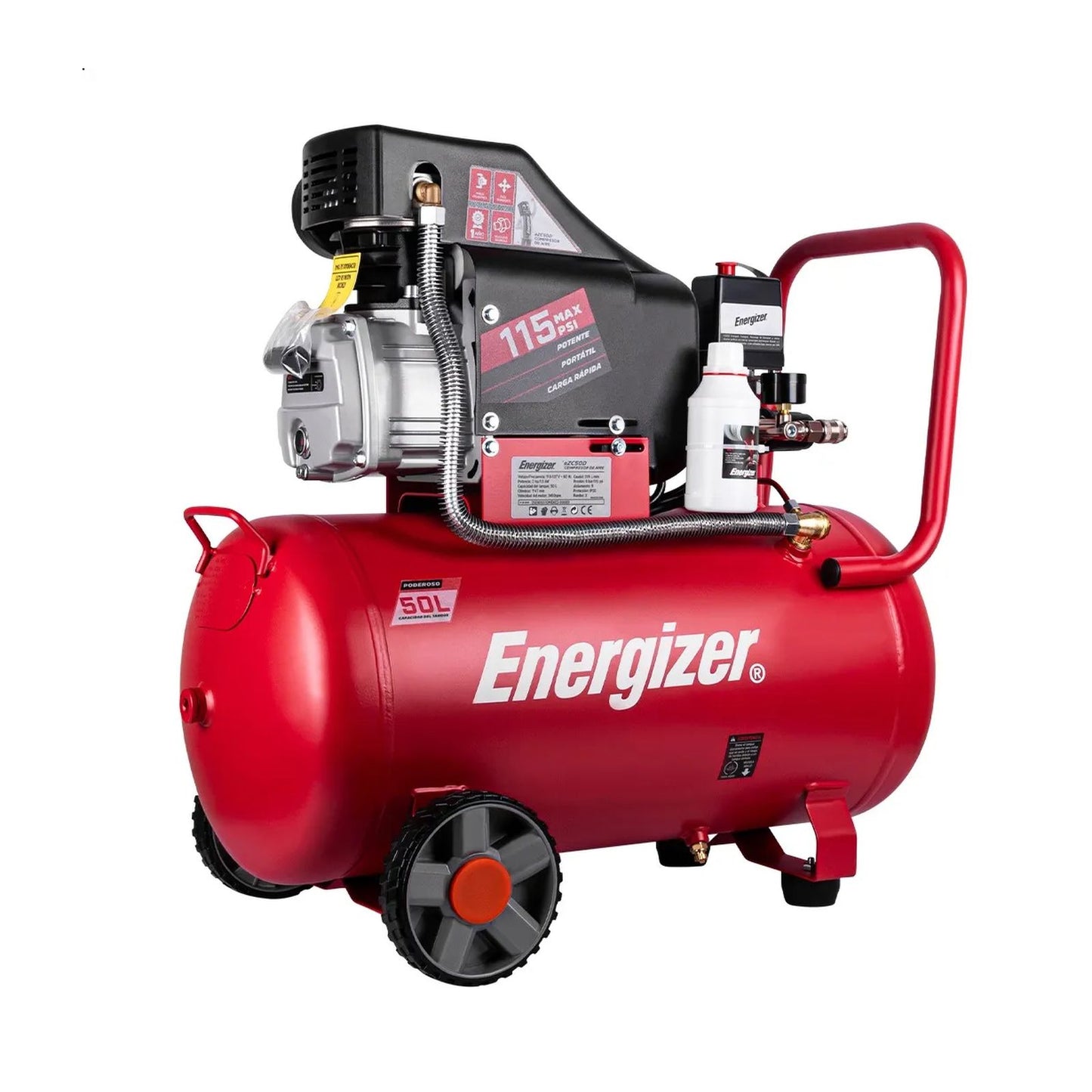 Compresor de Aire Energizer 50 Litros 2.5 HP EZC50D