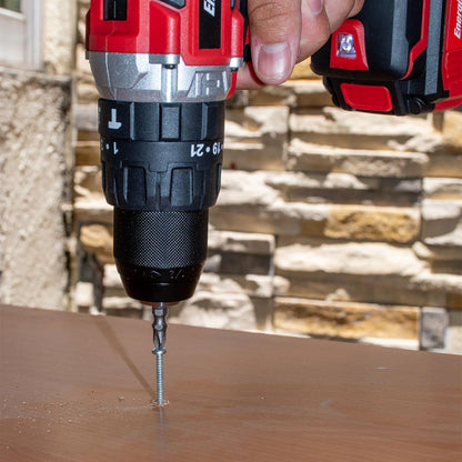 Rotomartillo Inalámbrico + Destornillador de Impacto Inalámbrico Brushless Energizer EZLCOM1650-CB4