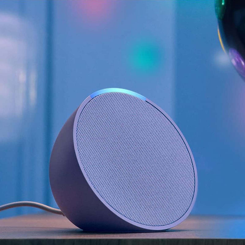 Bocina Inteligente Amazon Echo Pop Morada con Alexa