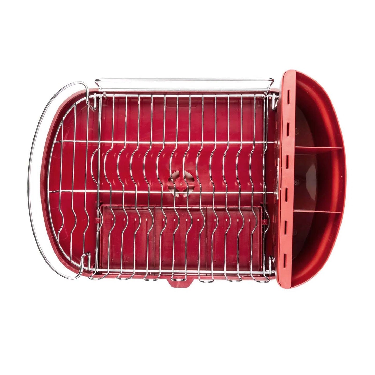 Escurridor Vasconia Regal Rojo con Porta Cubiertos Desmontable 34009-ROJO