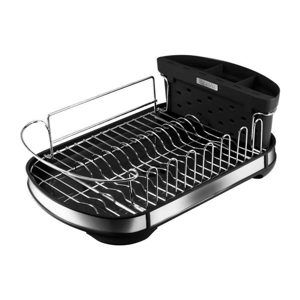 Escurridor Vasconia Regal Negro con Porta Cubiertos Desmontable 55837-NEGRO