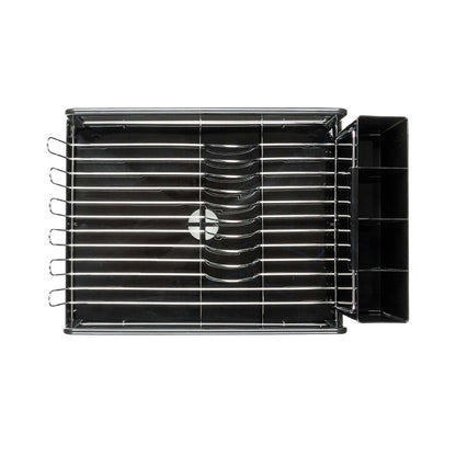 Escurridor Vasconia Regal Negro de Acero Cromado 59644-NEGRO
