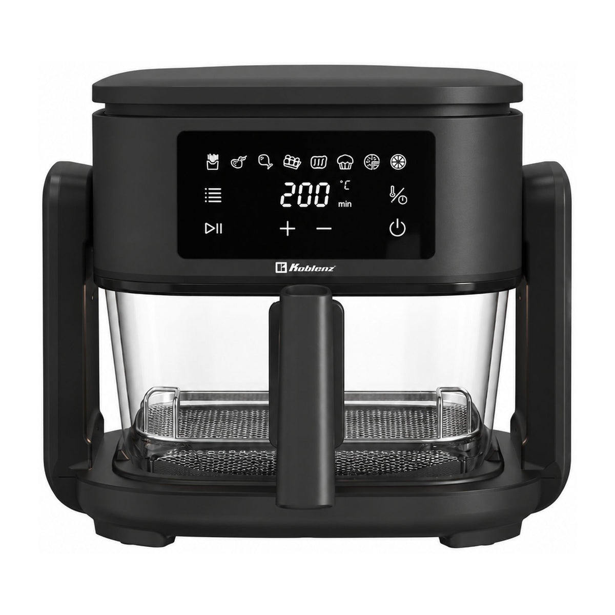Freidora de Aire Koblenz con Grill 5 Litros Negra FAKM-1500 FG