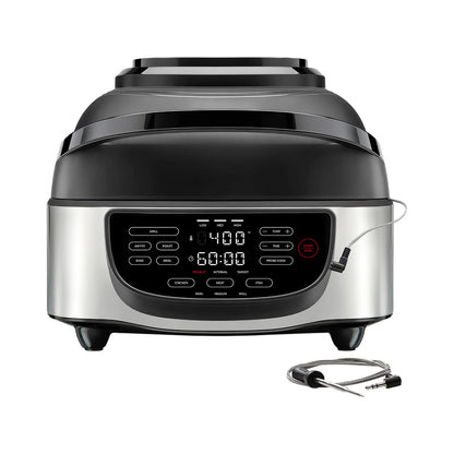 Freidora de Aire Chefman con Parrilla Eléctrica Interior RJ38-AFG-7TP