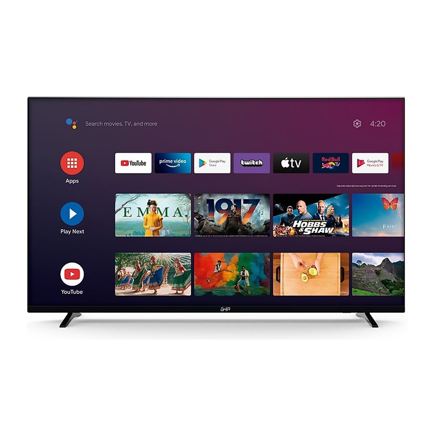 Televisión Pantalla 40 Pulgadas Ghia Android TV FHD G40ATV22