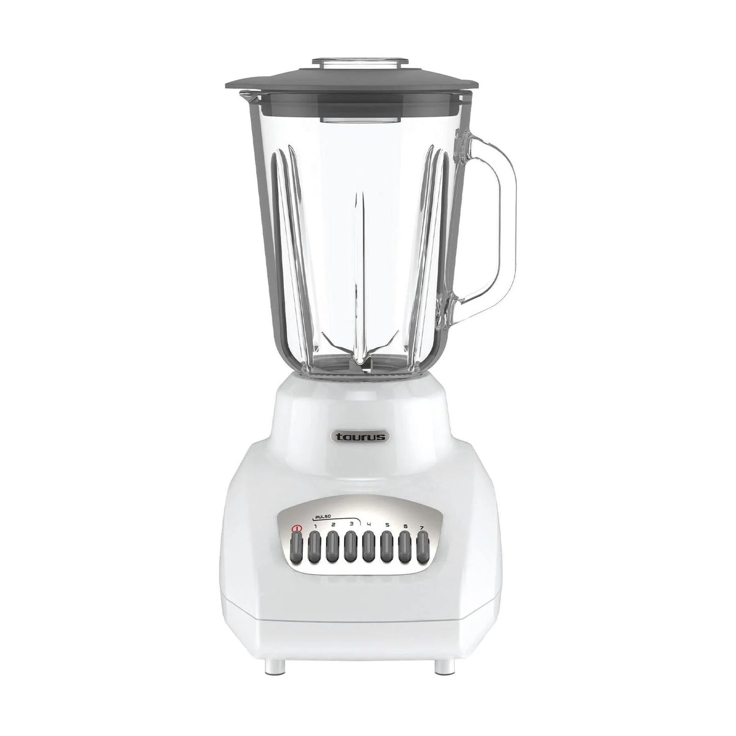 Licuadora Taurus Gaudí Vaso de Vidrio 1.5 Litros Blanca