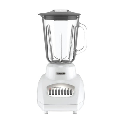Licuadora Taurus Gaudí Vaso de Vidrio 1.5 Litros Blanca