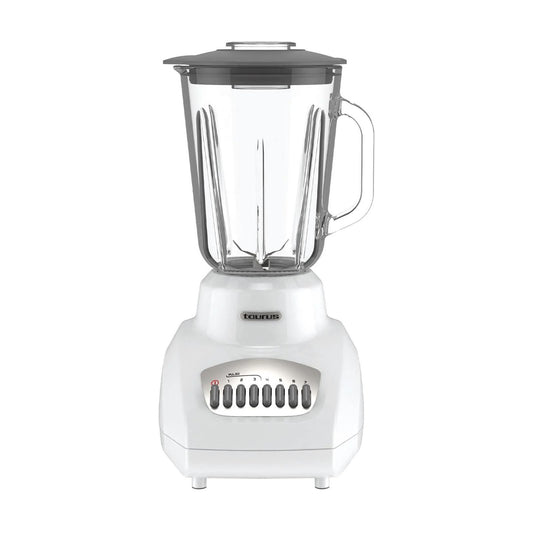 Licuadora Taurus Gaudí Vaso de Vidrio 1.5 Litros Blanca