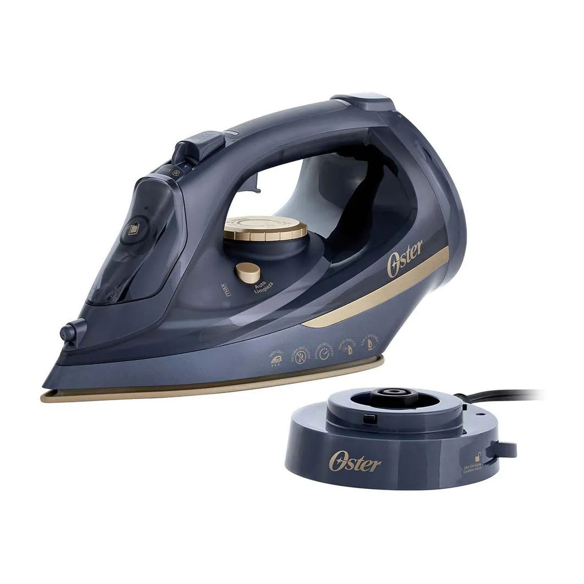 Plancha de Vapor Oster Recargable 2 en 1 Azul GCSTCC5000
