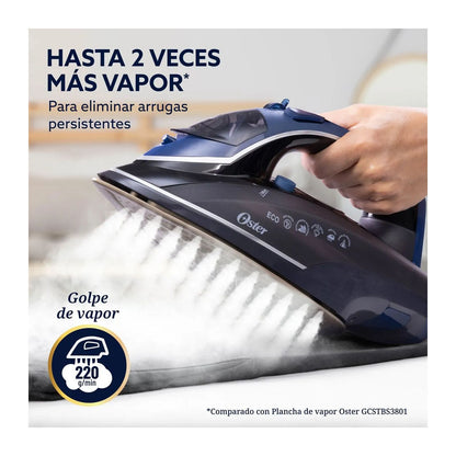 Plancha de Vapor Oster Diamond Steam Max Azul GCSTDPD8201
