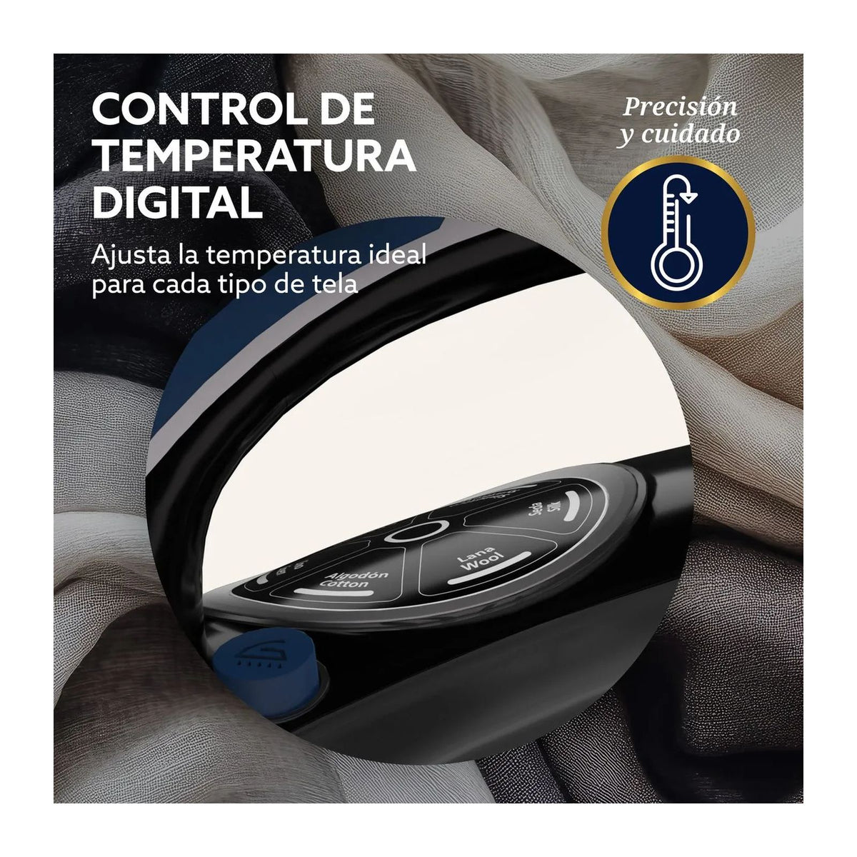 Plancha de Vapor Oster Diamond Steam Max Azul GCSTDPD8201