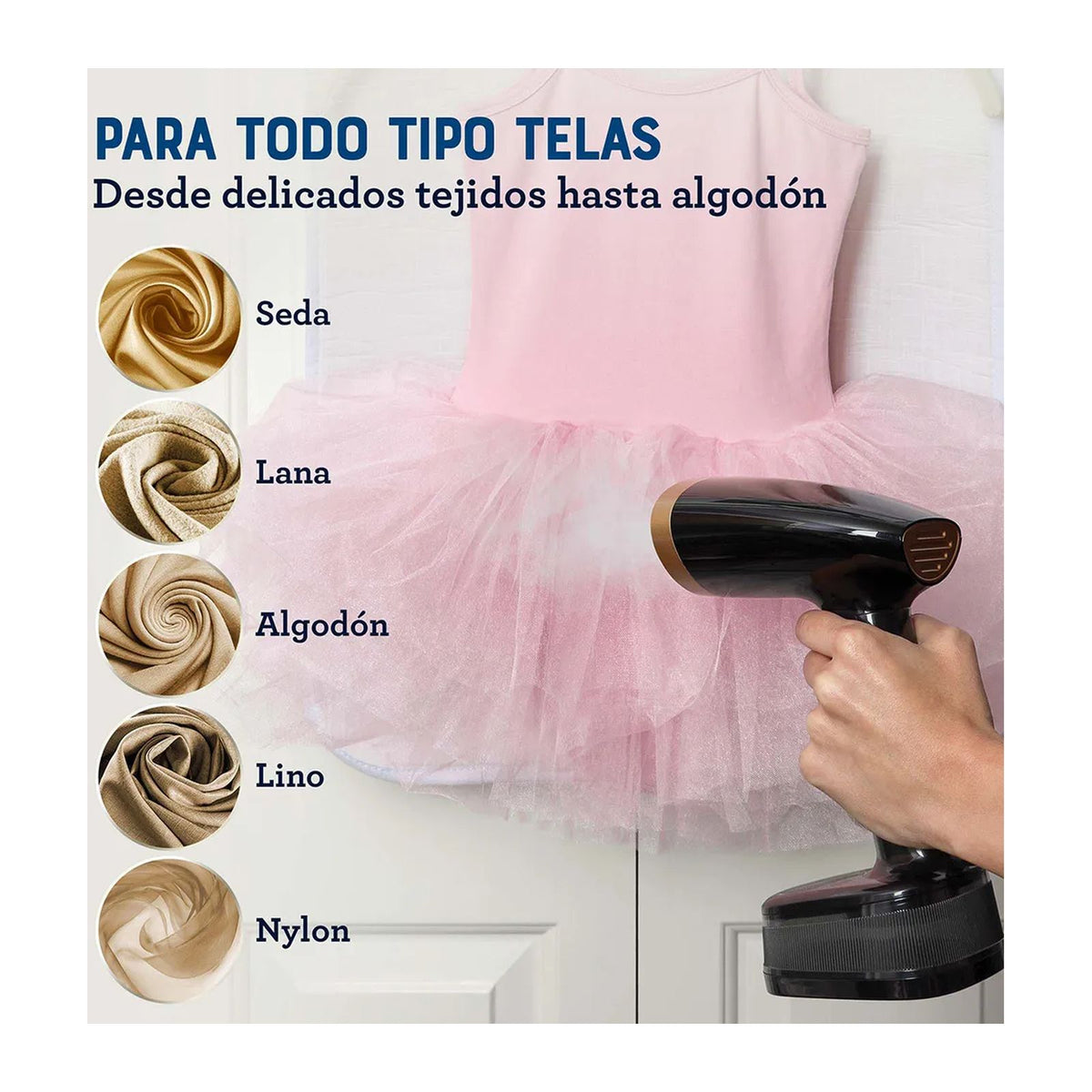 Plancha Vaporizador Oster Plegable Negro GCSTFS300