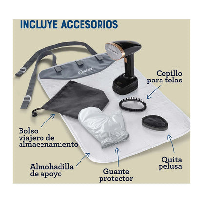 Plancha Vaporizador Oster Plegable Negro GCSTFS300