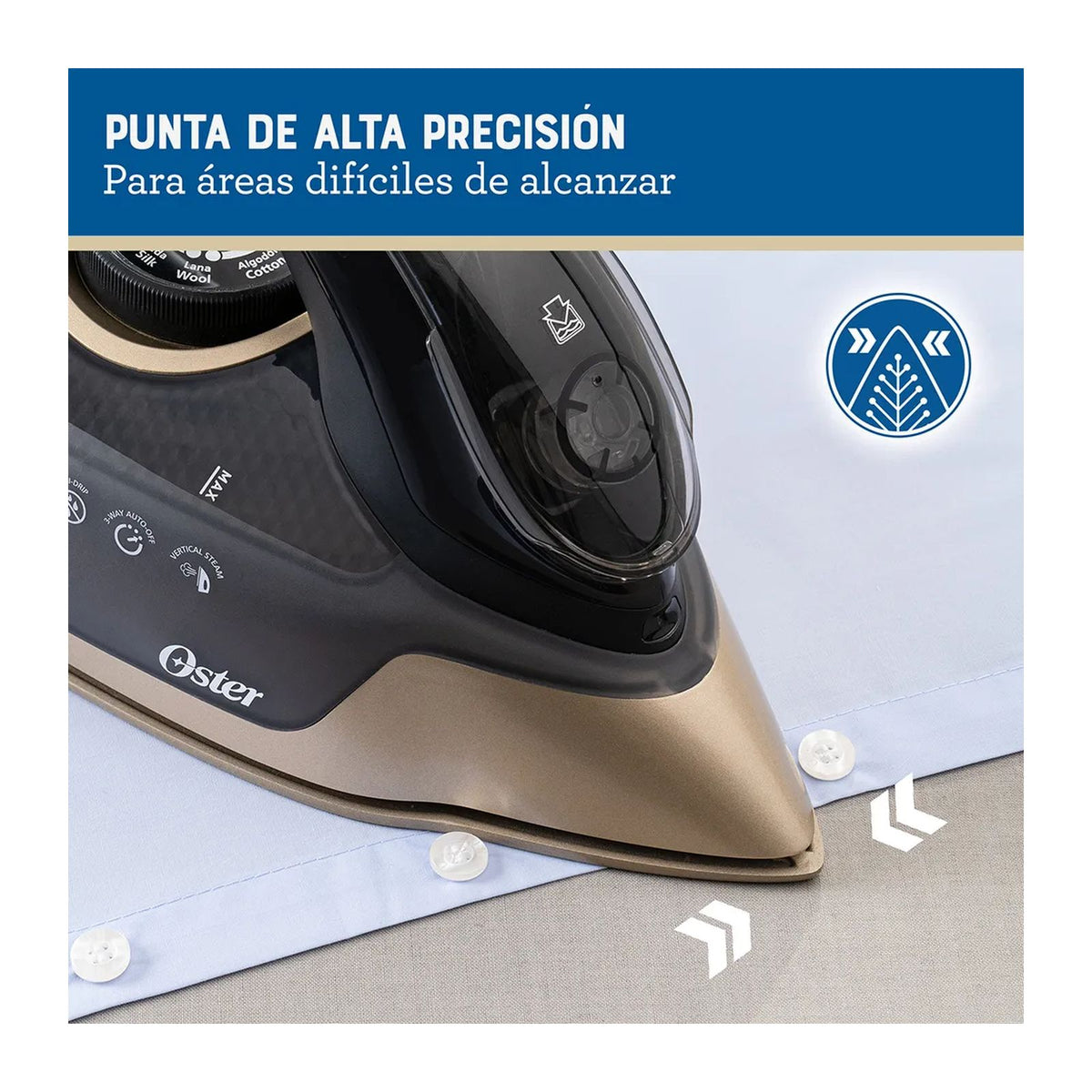 Plancha de Vapor Oster Pressxpress Negra GCSTPX9000B