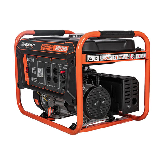 Generador a Gasolina Daewoo 2.5 kVA 212cc GDA2200K